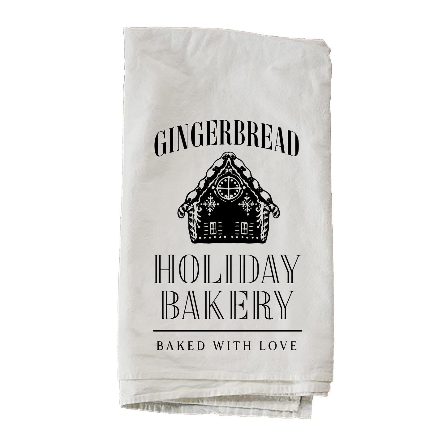 Gingerbread Holiday Bakery Towel