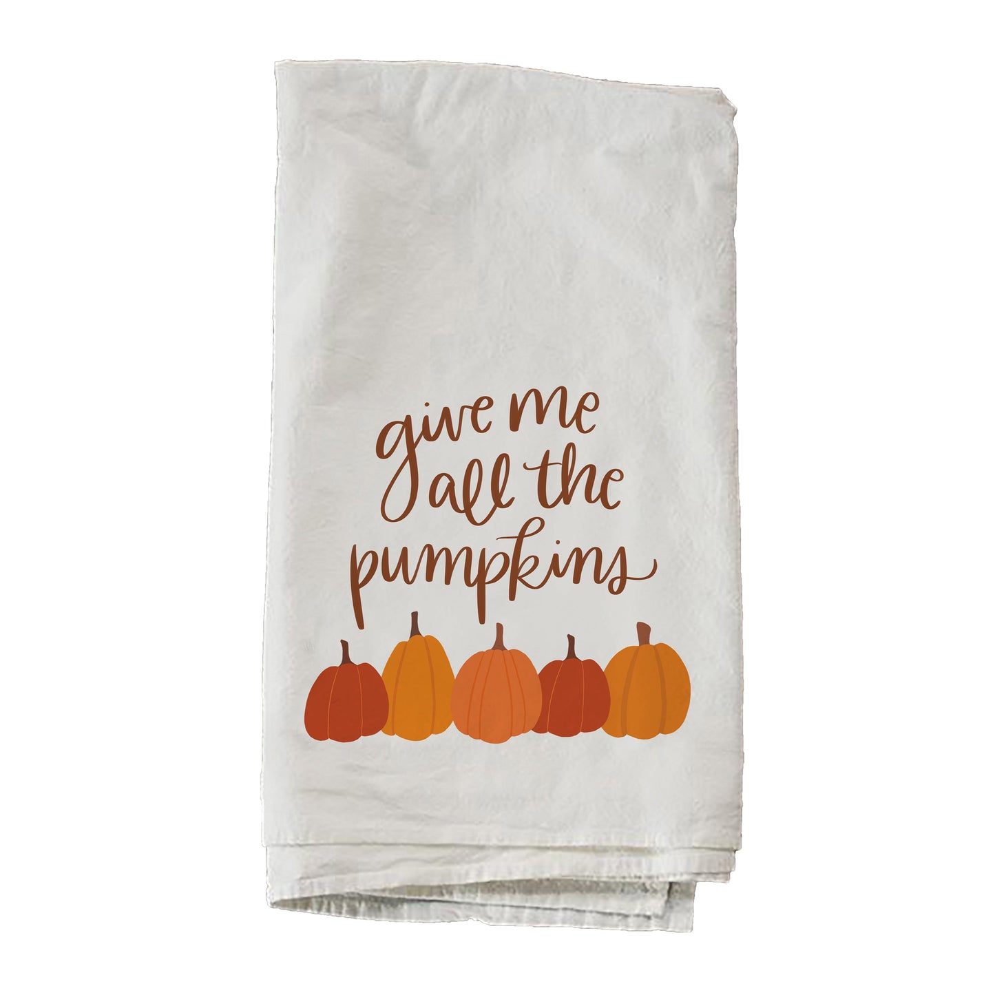 Give Me All The Pumpkins By Brooke Nicole Designs Towel