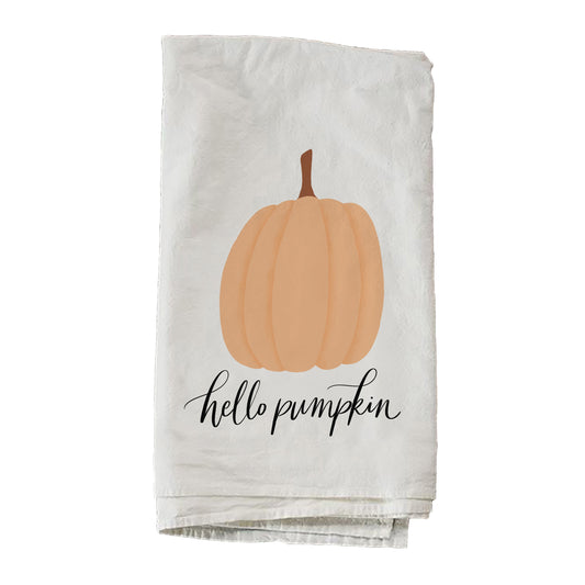 Hello Pumpkin By Brooke Nicole Designs Towel
