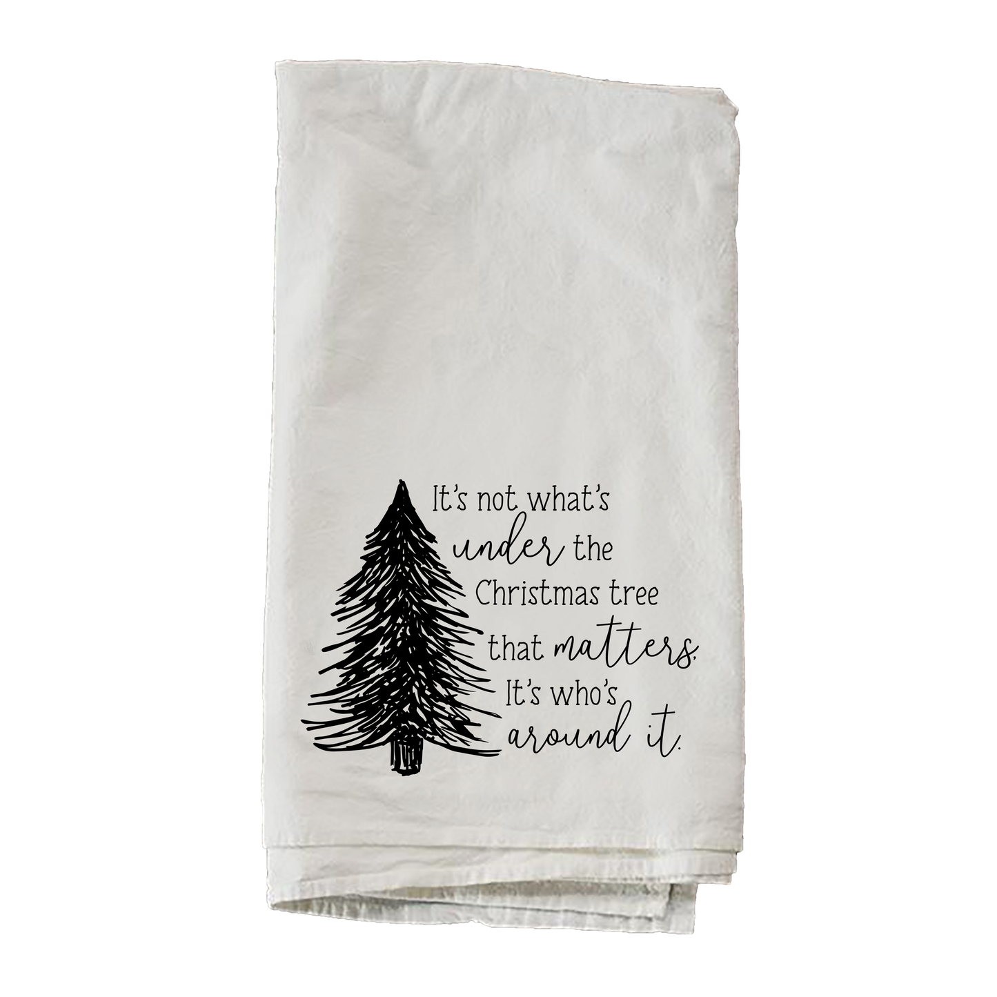 It's Not What's Under The Christmas Tree Towel