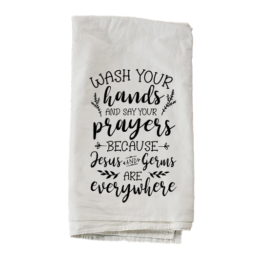 Jesus And Germs Towel