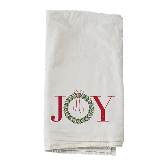 Joy Wreath By Brooke Nicole Designs Towel