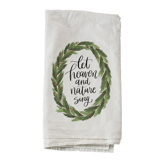 Let Heaven And Nature Sing By Brooke Nicole Designs Towel