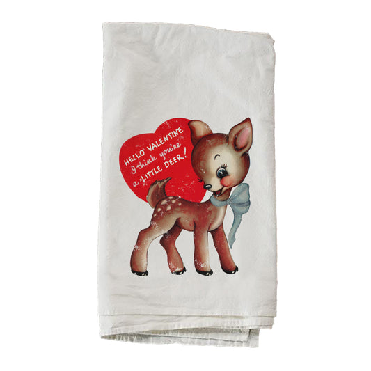Little Deer Valentine Towel