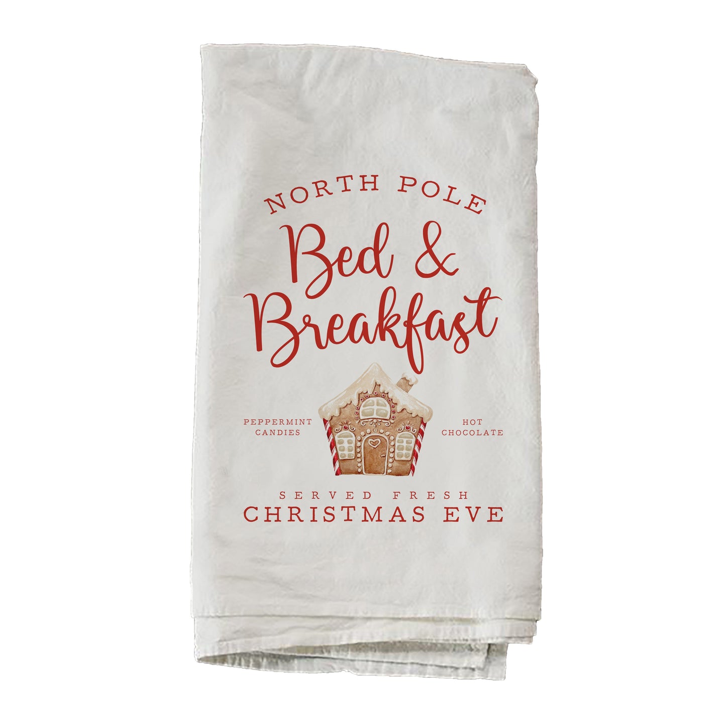 North Pole Bed And Breakfast Gingerbread Towel
