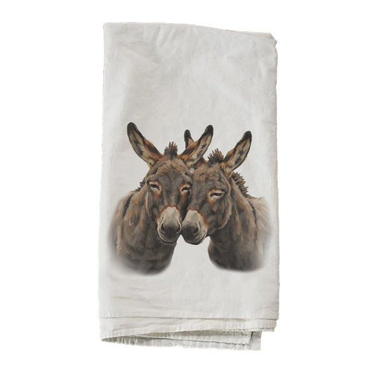 Pair Of Donkeys Towel
