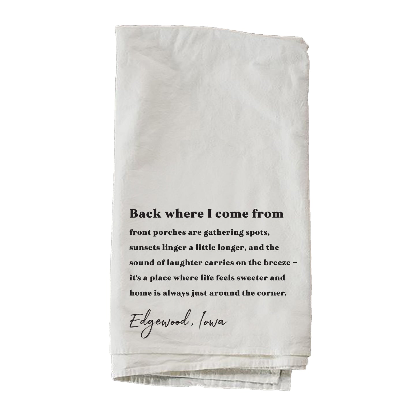 Personalized Back Where I Come From Towel