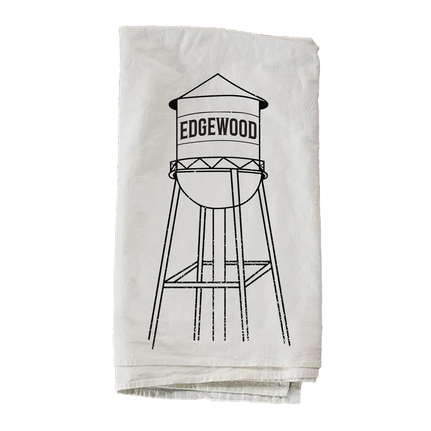 Water Tower Personalized City Towel