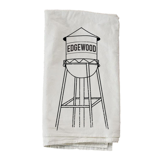 Water Tower Personalized City Towel