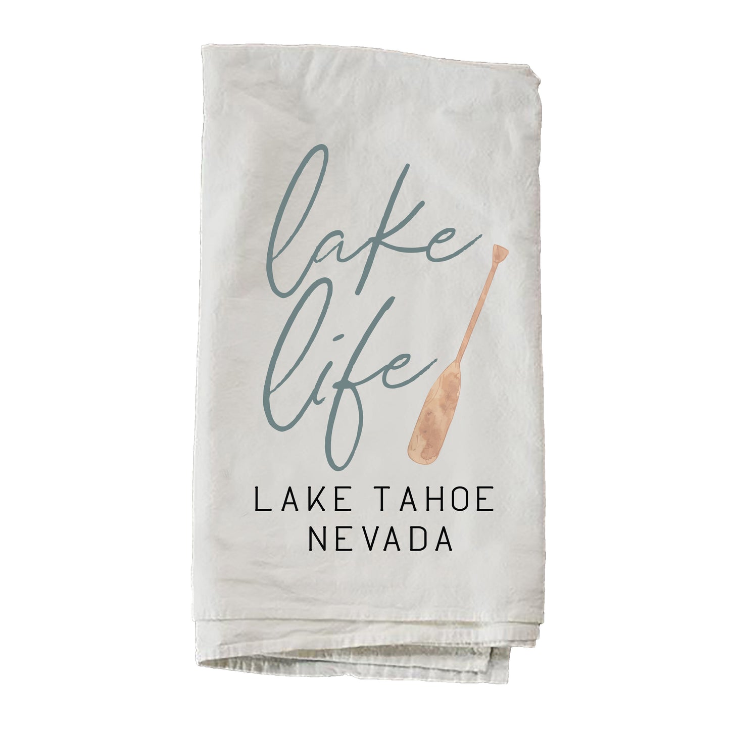 Personalized Lake Life Oar Towel