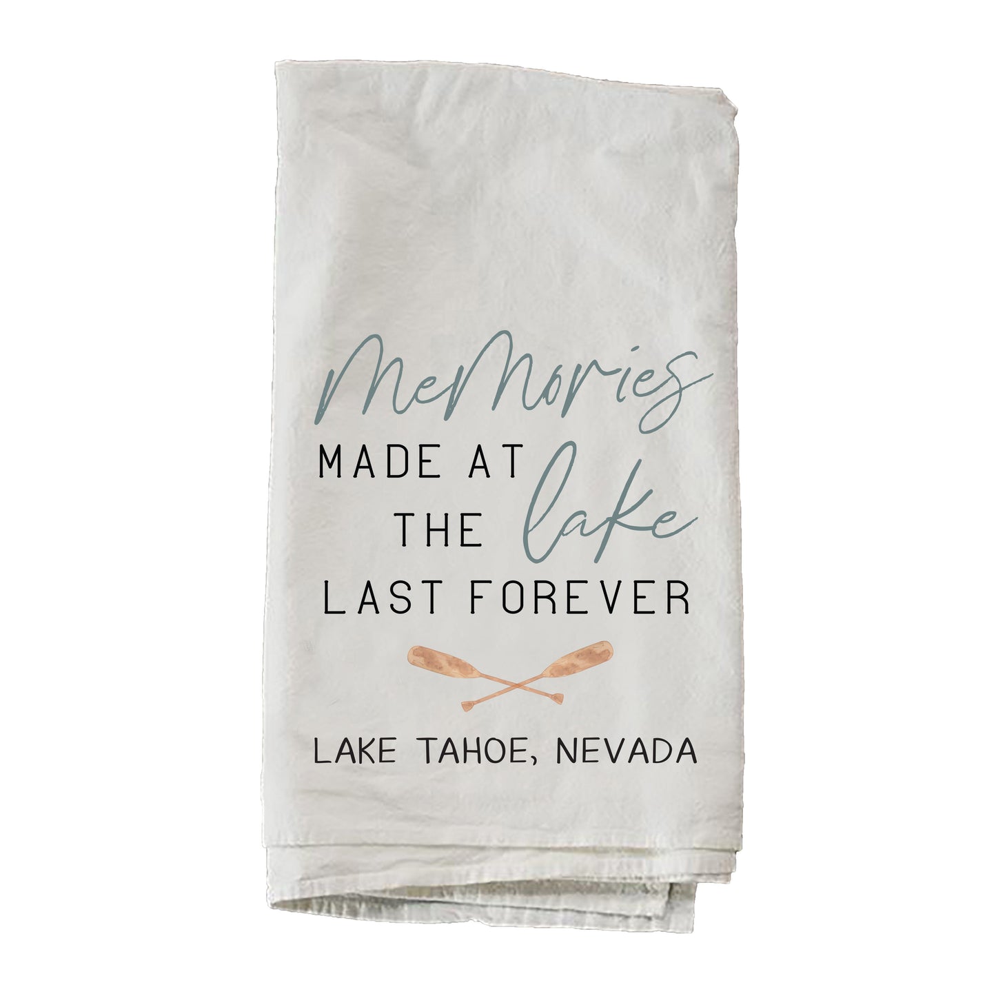 Personalized Memories Made At The Lake Towel