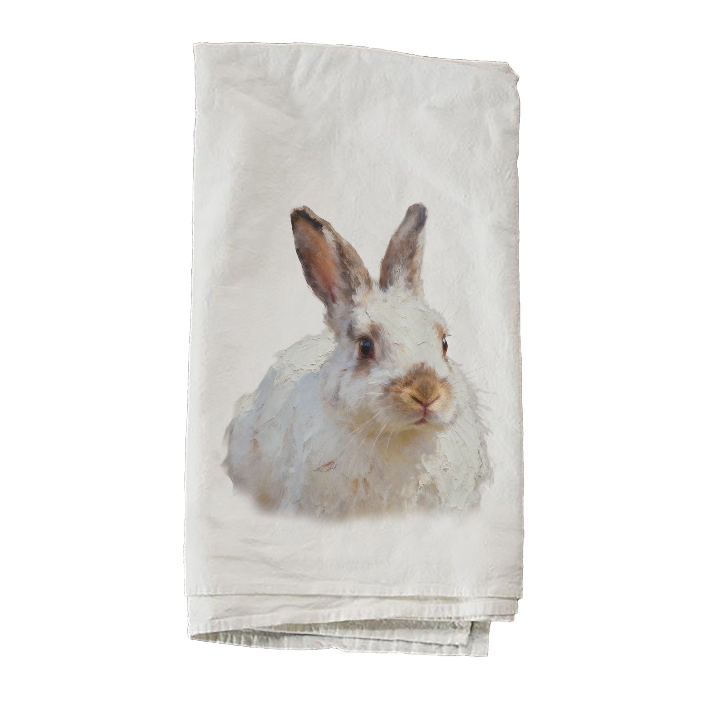 Single White Bunny Towel