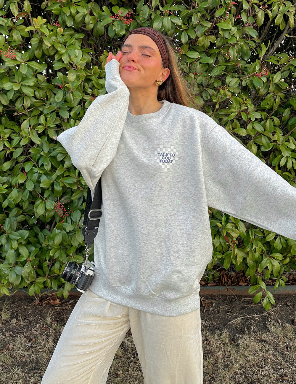 Talk to God Unisex Crewneck