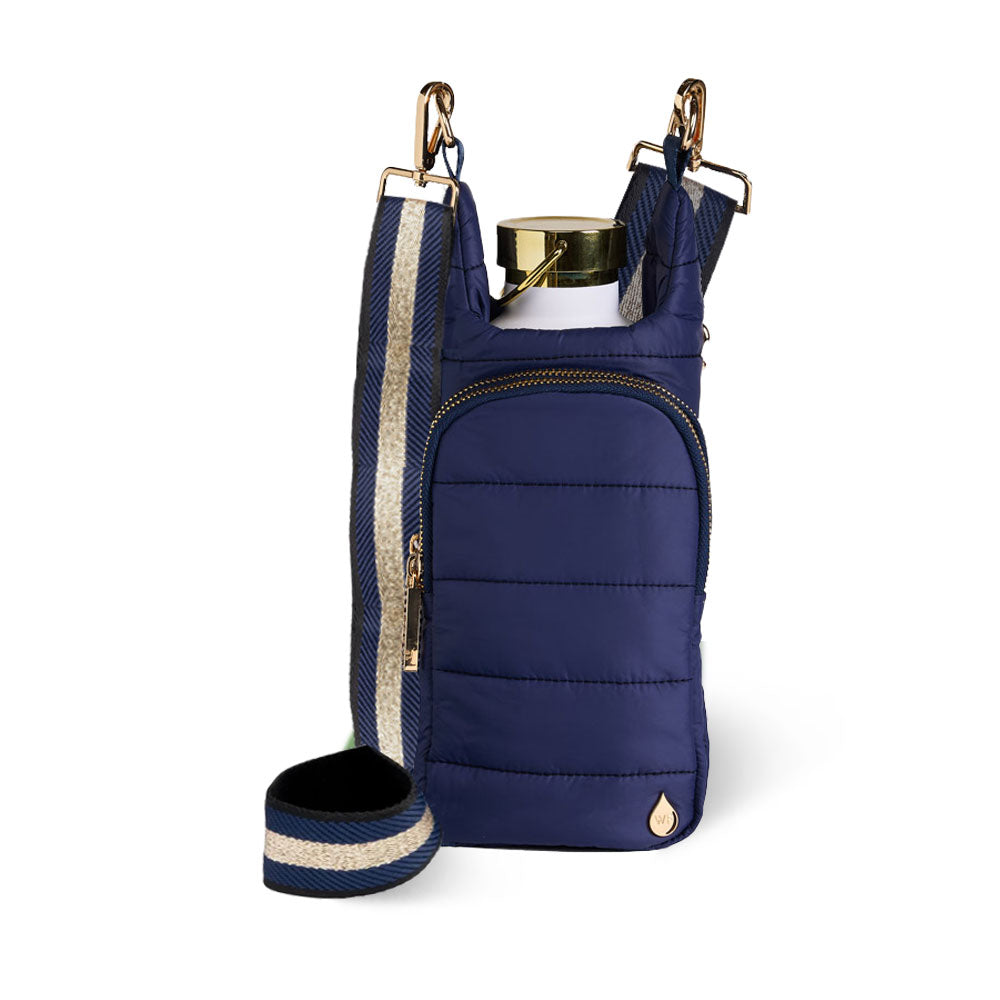 Navy and Gold striped strap