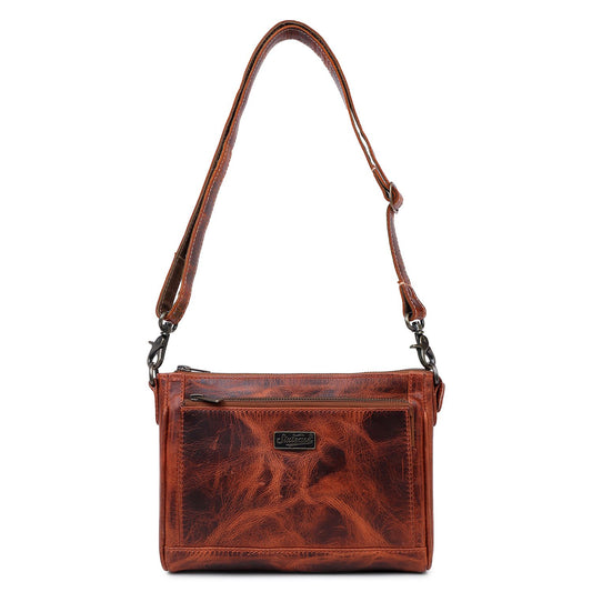 Rustic Genuine Leather Clutch Purse image 0