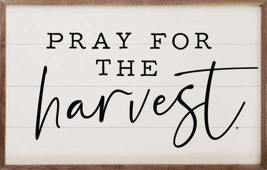 Pray For The Harvest White image 0