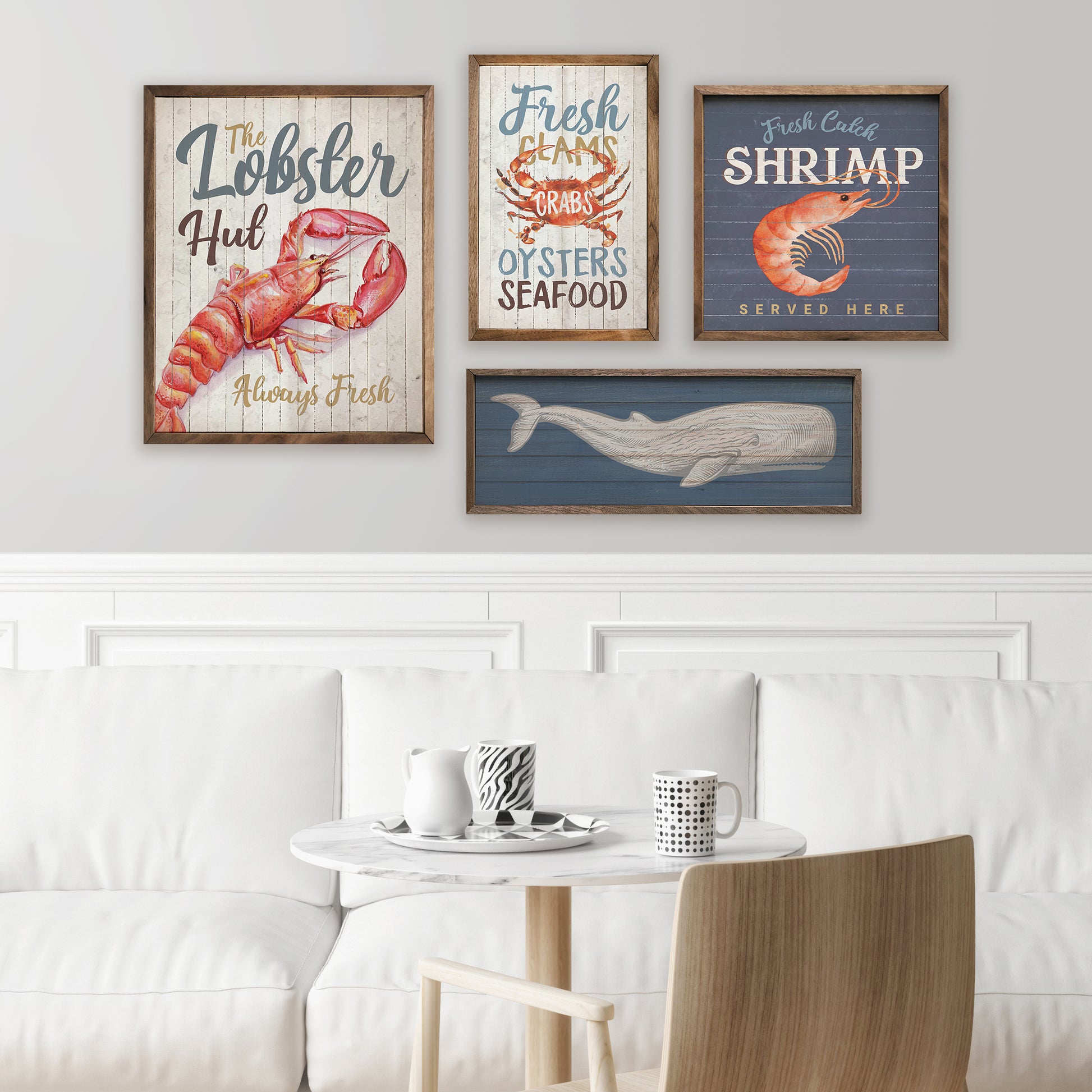 Fresh Seafood Crab Whitewash image 1
