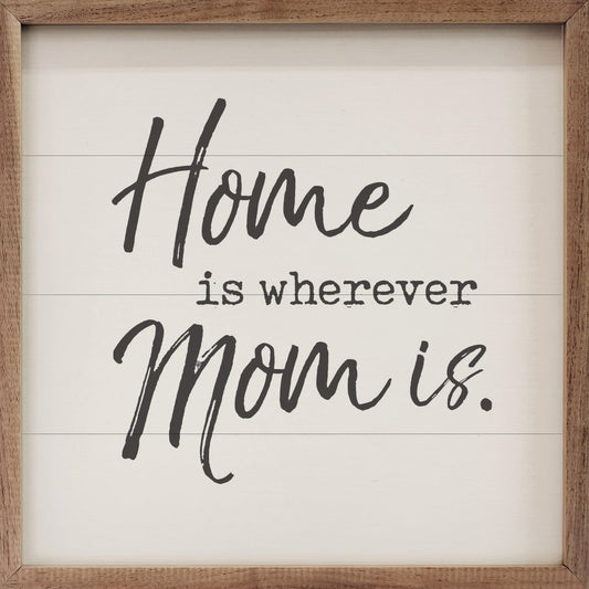 Home Is Wherever Mom Is White image 0