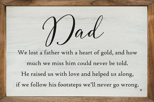 Memorial For Dad Whitewash image 0