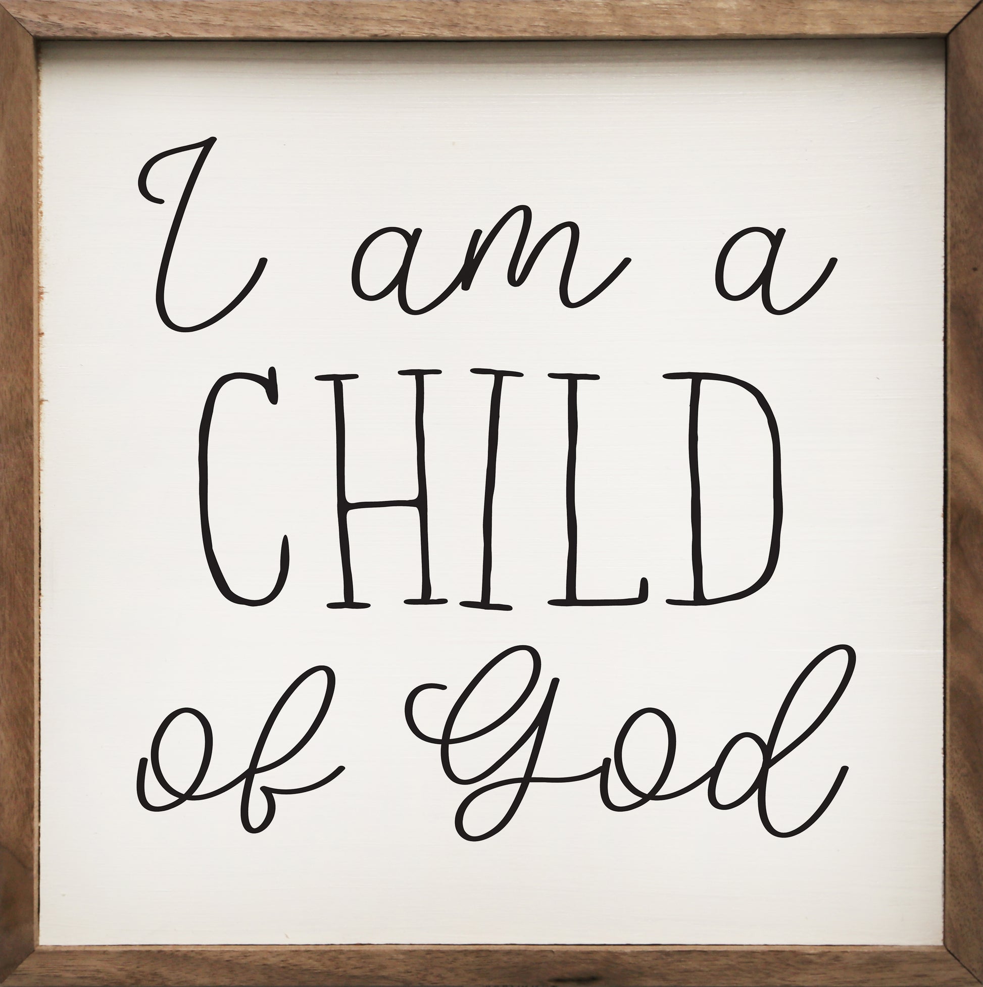 I Am A Child Of God White image 0