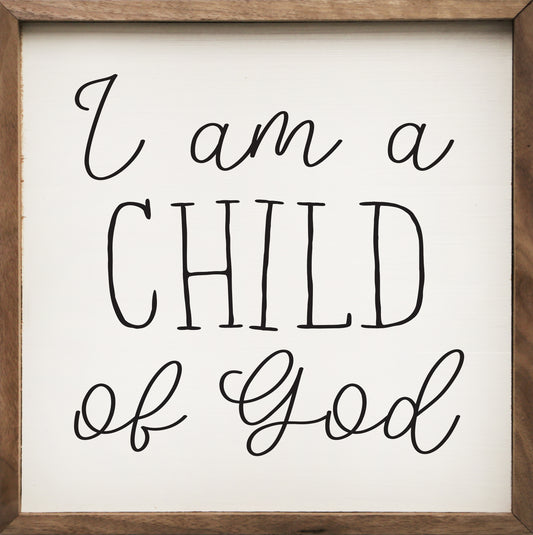 I Am A Child Of God White image 0