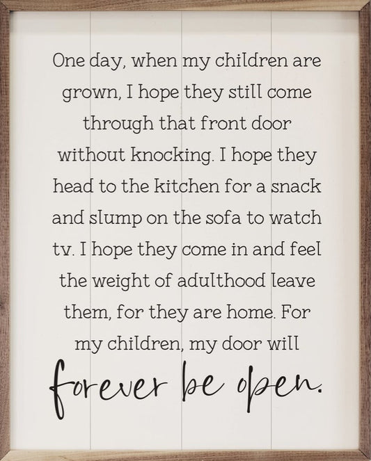 One Day When My Children Are Grown White image 0