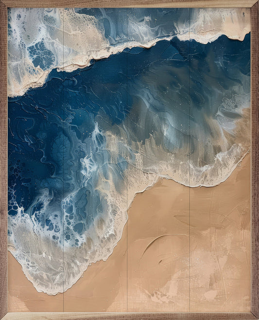 Foamy Shore I By Petals Prints Design image 0