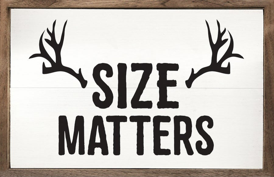 Size Matters Antlers White image 0