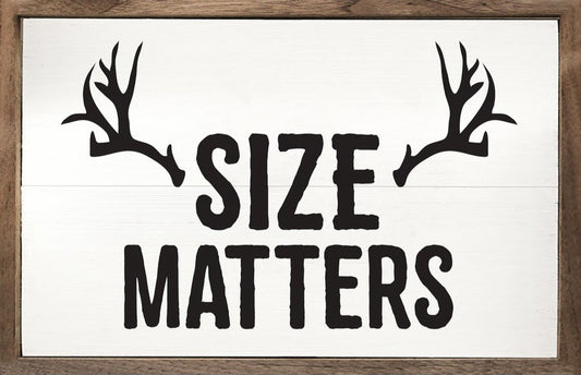 Size Matters Antlers White image 0