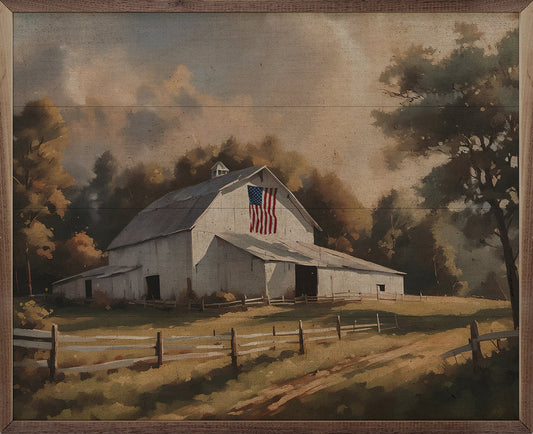 White Barn Flag Path image 0