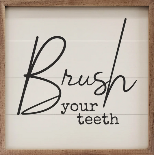 Series Brush Your Teeth White image 0