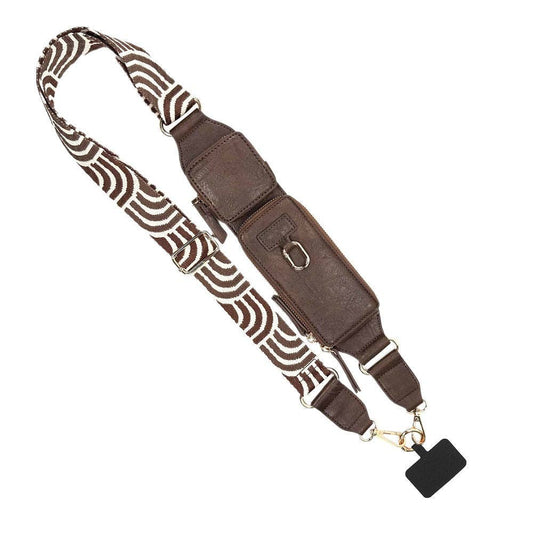 Zip & Clip RFID Strap: Espresso (Hardware: Gold)
