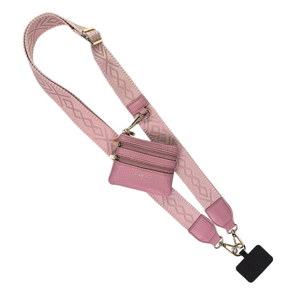 Clip & Go Strap w/Zippered Pouch Classic: Black