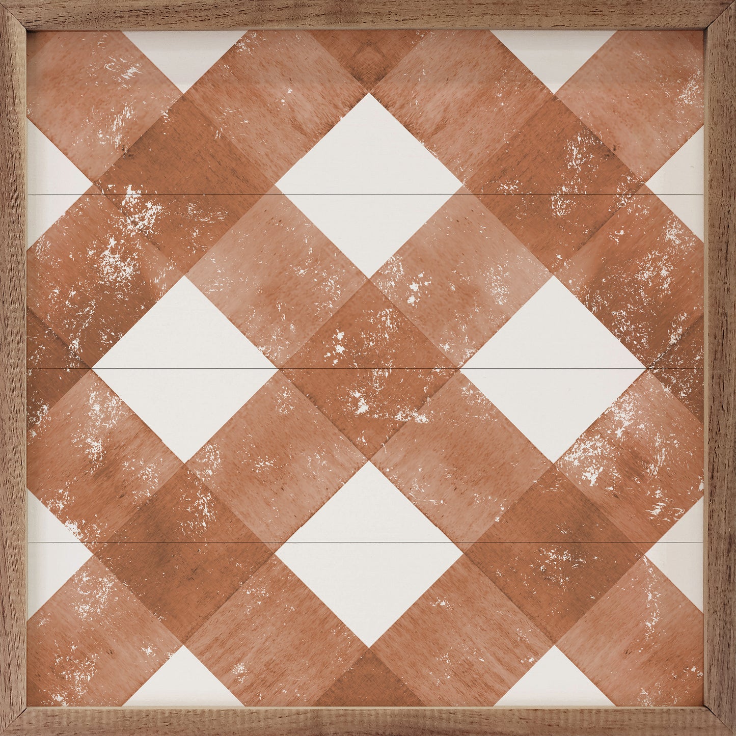 Fall Plaid Diagonal Orange image 0