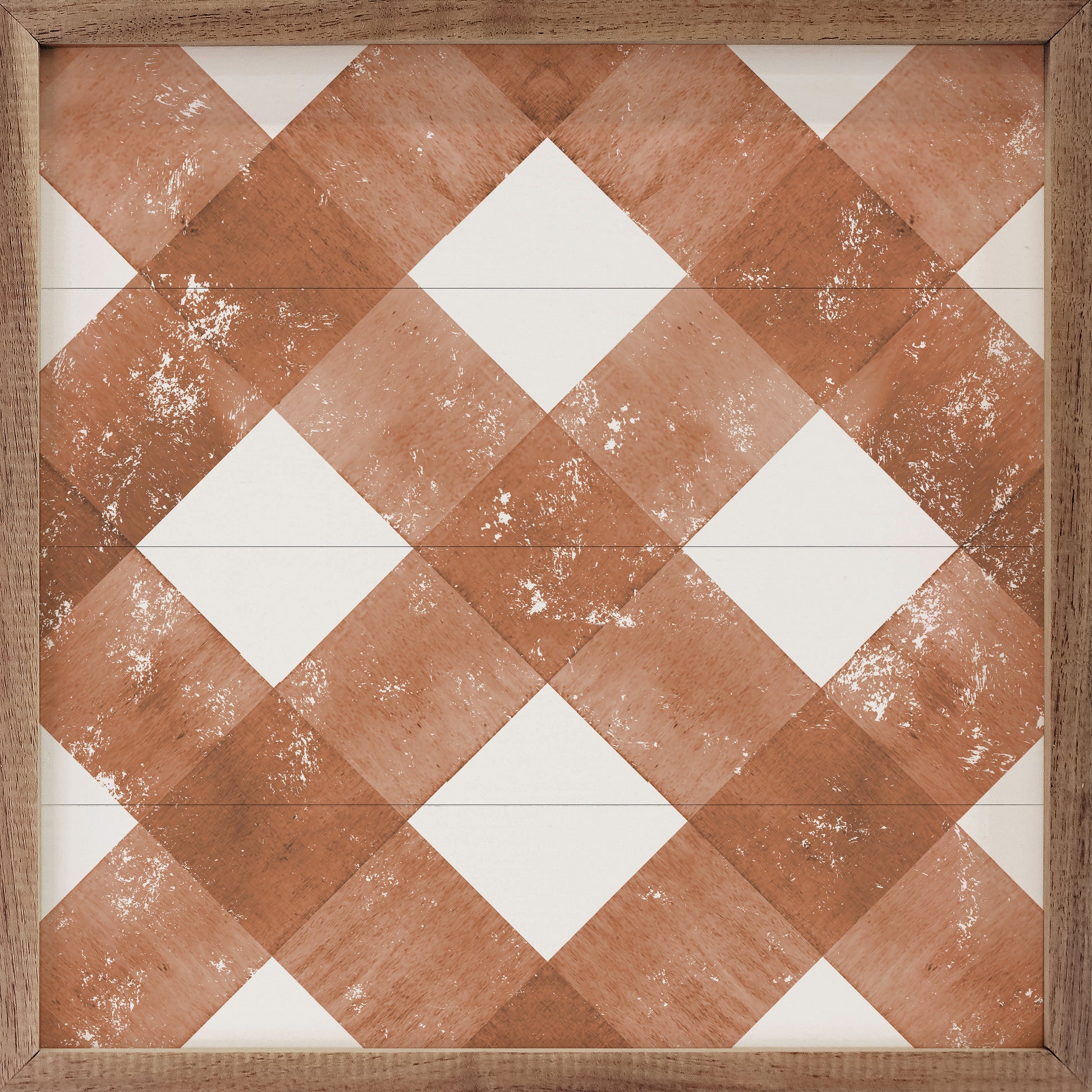 Fall Plaid Diagonal Orange image 0