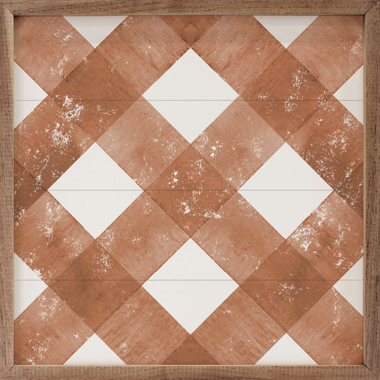 Fall Plaid Diagonal Orange image 0