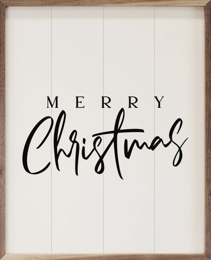 Merry Christmas Fancy White image 0