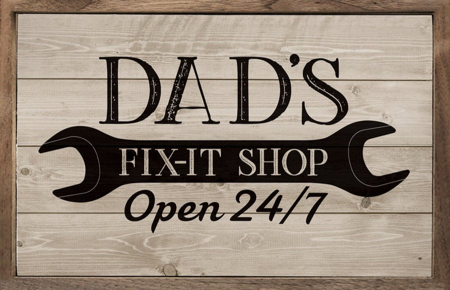 Fix It Shop Wrench Whitewash image 0
