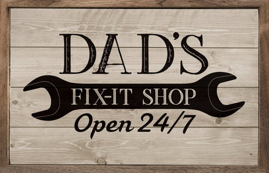 Fix It Shop Wrench Whitewash image 0