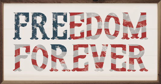 Freedom Forever Flag White image 0