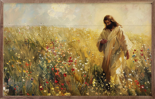 Jesus Among Wildflowers image 0