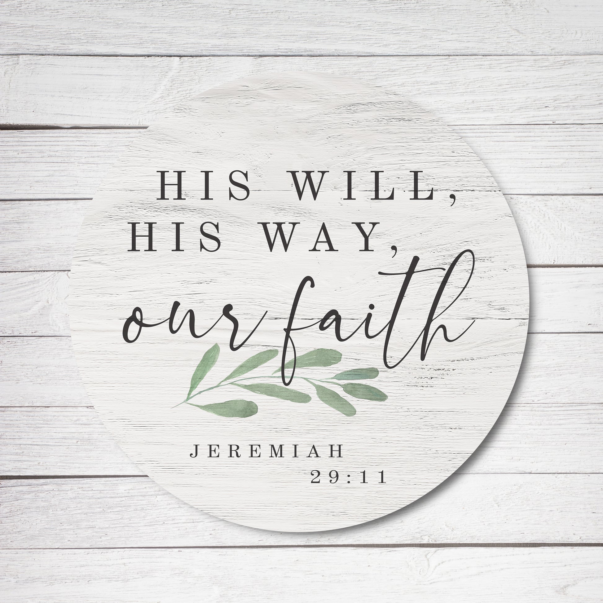 Our Faith Whitewash Circle image 0