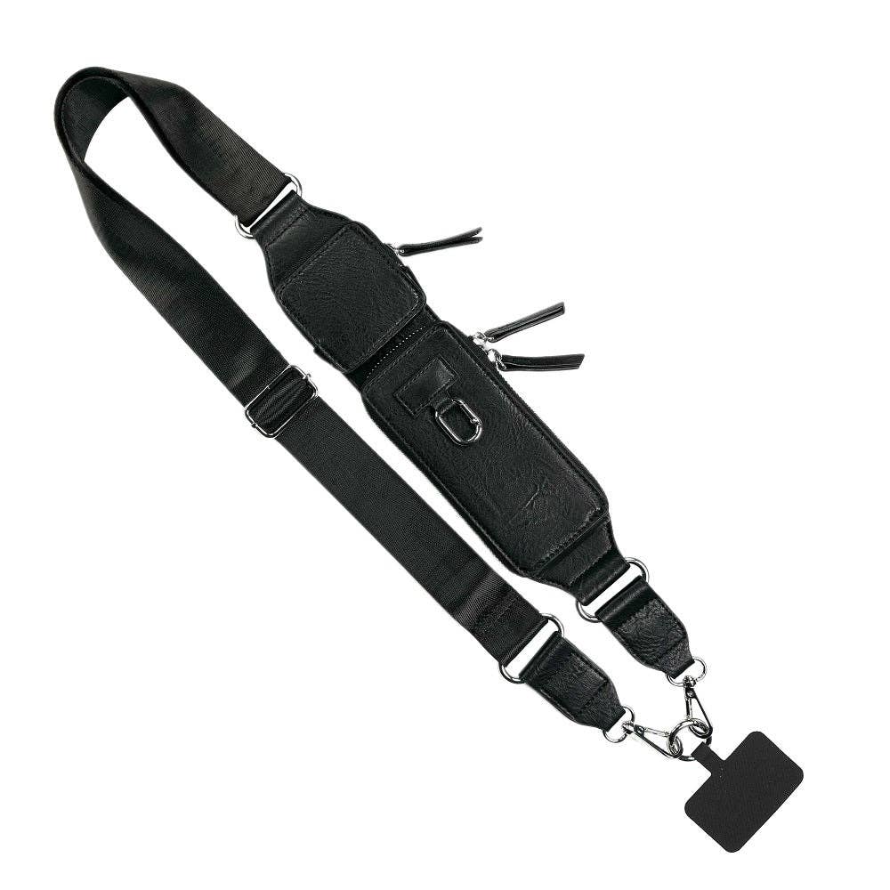 Zip & Clip RFID Strap: Espresso (Hardware: Gold)