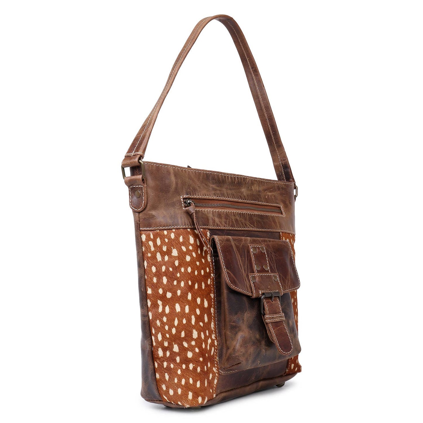 Deer Print Shoulder Bag
