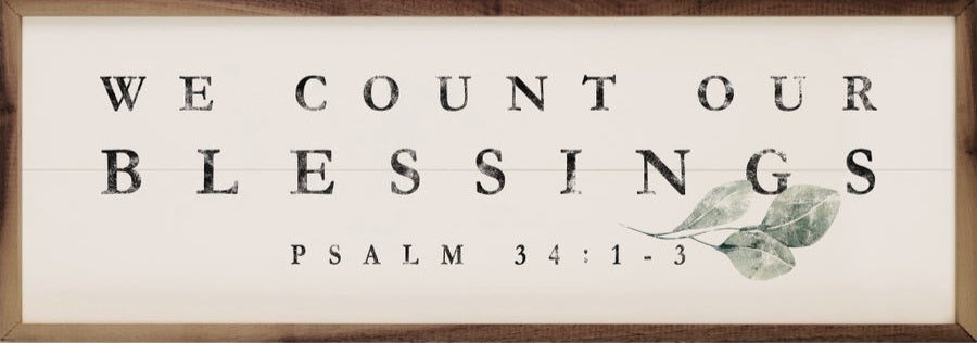 We Count Our Blessings Greenery image 0