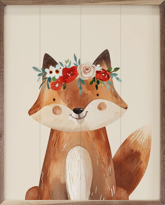 Boho Woodland Fox image 0