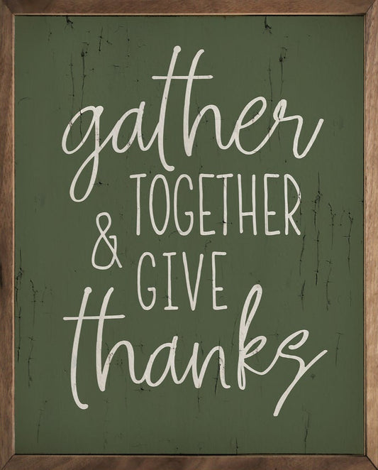 Gather Together And Give Thanks Green image 0