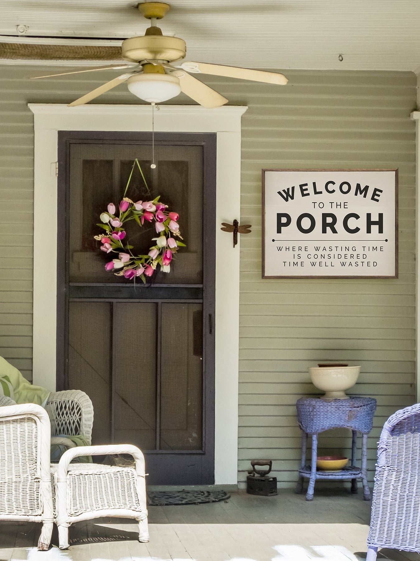 Welcome To The Porch White image 1
