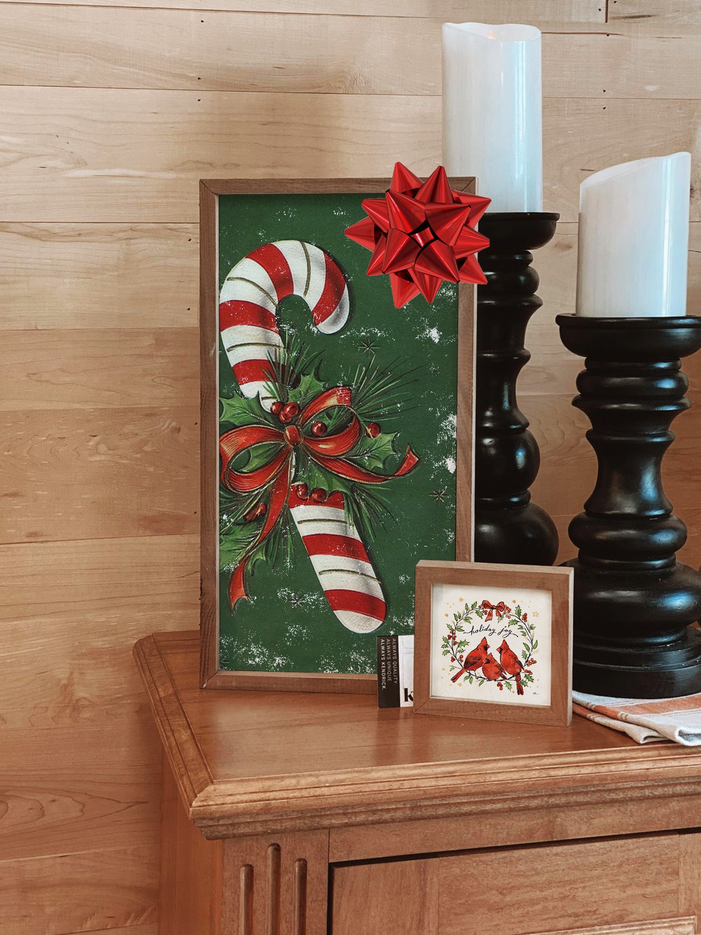 Candy Cane With Red Bow image 1