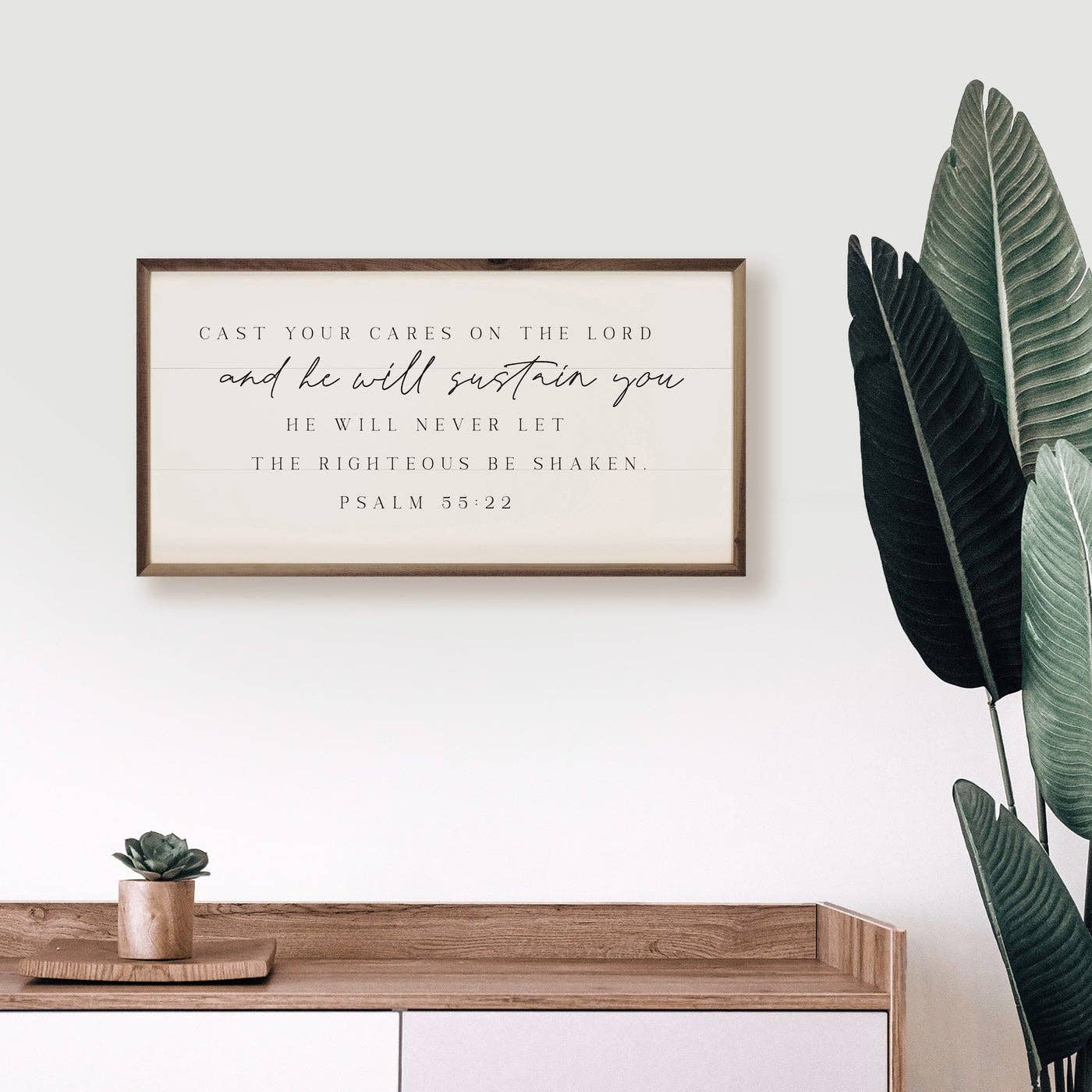 Cast Your Cares on the Lord Psalm 55:22